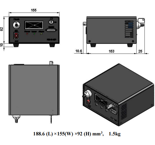 (image for) 1567nm FIR Infrared Diode Laser for Carbon monoxide CO detection